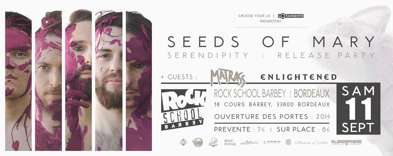 Release Party Seeds of Mary avec MATRASS 11/09